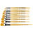 da Vinci Student Series 304 Junior Paint Brush, Flat Elastic Synthetic with Lacquered Non-Roll Handle, Size 6