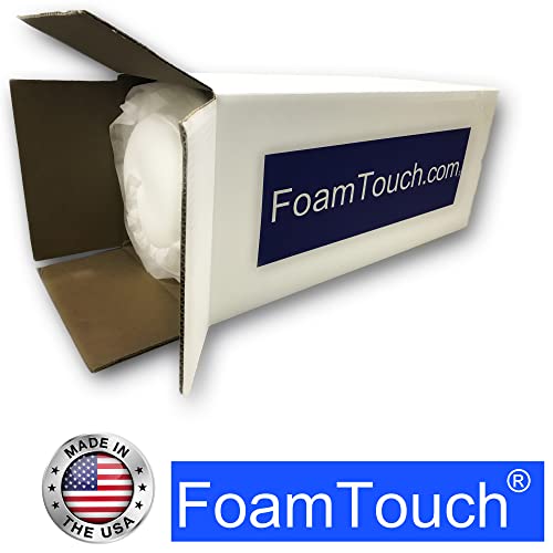 FoamTouch Upholstery Cushion Medium Density Standard(Seat Replacement, Sheet, Foam Padding), 3'' L x 24'' W x 72'' H