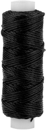 Tandy Leather Waxed Nylon Thread 25 yds. (22.9 m) Black 1227-01