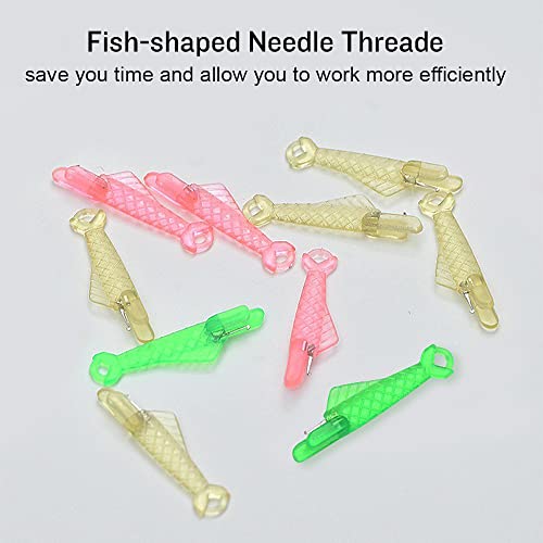 30 Pcs Sewing Machine Needle Threader Fish Type Quick Sewing Threader Embroidery Floss Automatic Sewing Craft DIY Tool