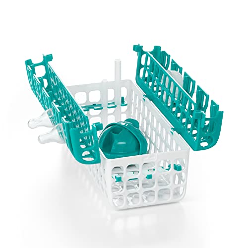 OXO Tot Dishwasher Basket for Bottle Parts & Accessories, Teal, 1 Count (Pack of 1)