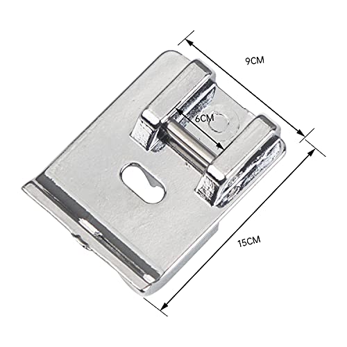 Piping Sewing Machine Presser Foot - Fits All Low Shank Snap-On Singer, Brother, Babylock, Euro-Pro, Janome, Kenmore, White, Juki, New Home, Simplicity, Elna and More