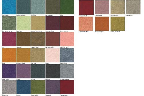 38 Piece Merino Wool Blend Felt - Heathered Colors - Made in USA - OTR Felt (6X12 inch)