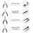 4 PCS Pliers Set including Needle Nose Pliers Round Nose Pliers Wire Cutters Flat Nose Pliers for Jewelry Making