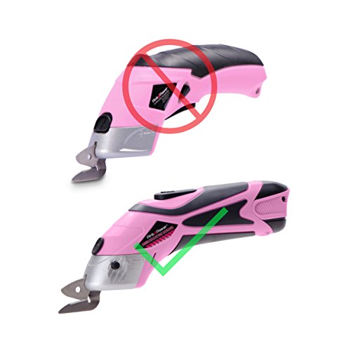 Paper and Fabric Replacement Blade for Pink Power HG2043 3.6V Lithium Ion Pink Cordless Electric Scissors (PPO Blade : 10 Pack)