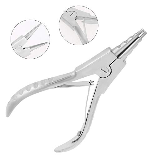 Ring Opening Pliers, Cimenn Surgical Steel Body Piercing Kits Ear Nose Lip Navel Tongue Septum Forcep Clamp Pliers Tool, Precision Circlip Pliers Retaining Clip Pliers Solid Spring Removal Tool