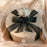 Vitalizart 3 Rolls Handmade Fringe Chiffon Silk Ribbon 1.5" x 7Yd Black Ribbons Set for Wedding Invitations, Bridal Bouquets, Gifts Wrapping, DIY Crafts