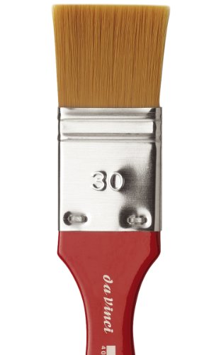 da Vinci Watercolor Series 5080 CosmoTop Spin Paint Brush, Wash Synthetic with Red Handle, Size 30 (5080-30)