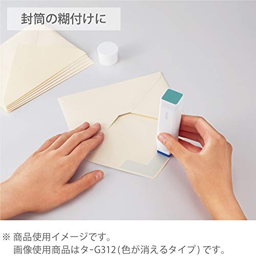 Kokuyo Gloo Square Glue Stick, Firm Stick, Middle Size, Pack of 3, Japan Import (TA-G302-3P)