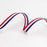 Ribbli Red/White/Blue Striped Grosgrain Ribbon,3/8-Inch x10-Yard,Use for Gift Wrapping,Party Decoration,All Crafting and Sewing