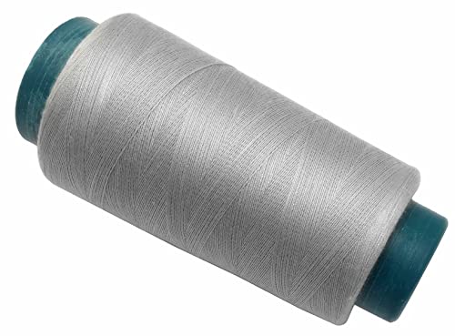 2500 Yards / 10 Colors Available High Strength Bonded Polyester Sewing Thread, 40S/2 All-Purpose Connecting Threads for Upholstery, Outdoor Market, Beading, Purses, Jeans, Leather (Gray)