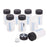 WANDIC Paint Touch Up Bottles with Brush and Mixing Ball, 8 Pcs Touchup Paint Applicator Bottle for Car, Model and Hobby Painting - 60 ml Liquid Capacity