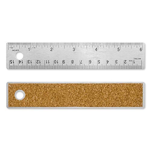 Alumicolor Flexible Stainless Steel ruler, measuring tool, 6IN
