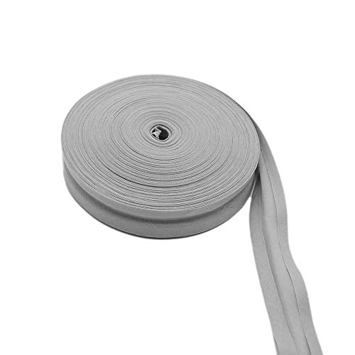 Mangocore Cotton Bias bindnig Tape,Size: 25mm, Width:1",2.5cm,30yds Various Color,DIY Garment Accessories wholesales (Gray)