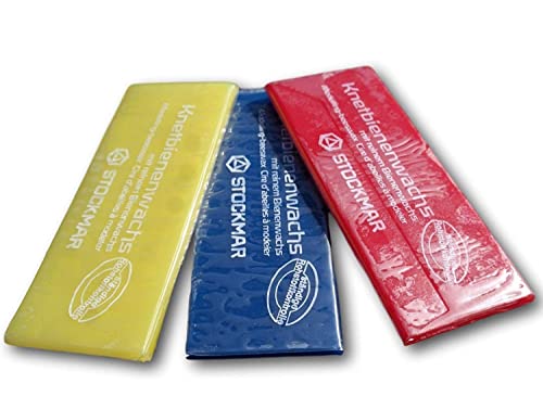 Stockmar Modeling Beeswax - 3 Assorted Pieces Red Yellow Blue