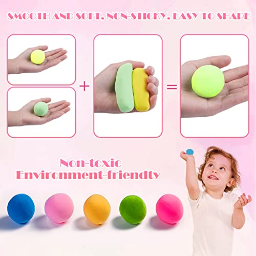 EDIFON Air Dry Clay, 24 Colors Modeling Clay Magic Clay with Sculpting Tools, Non-Toxic Self Drying Soft Clay for Kids and Adults, Gift for Boys and Girls