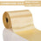 ATRBB 4 Inches Wide Champagne Gold Satin Ribbon, 27 Yards Soft, No Wrinkles and Consecutive Solid Fabric Ribbon for Cutting Ceremony, Christmas, Wedding, Birthday Decor and Chair Sashes