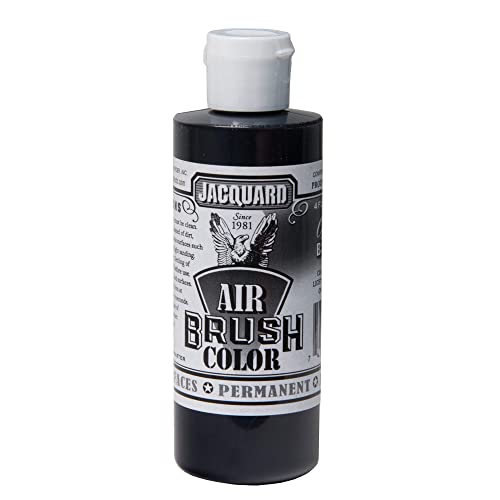 Jacquard Airbrush Color 4Oz Opaque Black