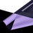Gatichetta Reflective HTV Iron on Vinyl 12" x 6FT Reflection Heat Transfer Vinyl Roll High Visibility Heat Press Vinyl for DIY T-Shirts, Fabrics, Glow in The Dark in The Bright Light, Purple