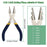 6 Step Jewelry Bail Making Pliers, AngleKai 3-10mm Wire Looping Forming Pliers Wire Wrapping Tools Looper Pliers for Jewelry Making with Non-Slip Handle Round Nose Pliers Wire Bending Pliers (1)