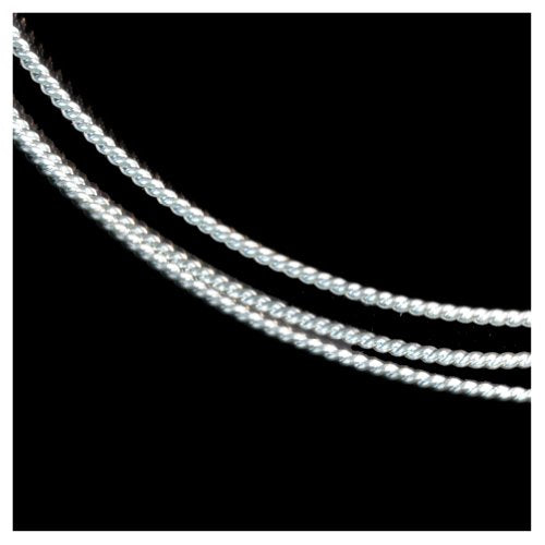 Twist Wire 18 Gauge (0.040") Sterling Silver Round Soft Temper (3 Feet)