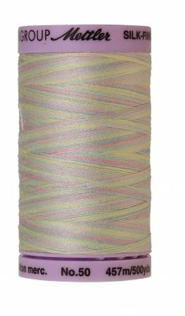 Mettler 9085 Silk-Finish Variegated Cotton Thread 50 wt. 500 Yd/457 M Spool