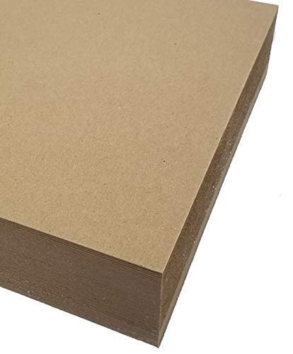 Chipboard 100% Recycled - Made in USA - 100 Pack (8.5"x11" 30pt)