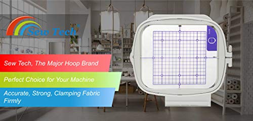 Sew Tech SA448 Embroidery Hoop for Brother Innovis XV8500D NQ1400E Dream Maker VE2200 Babylock Solaris Destiny Flourish Spirit Unity etc, Sewing and Embroidery Machine Hoop