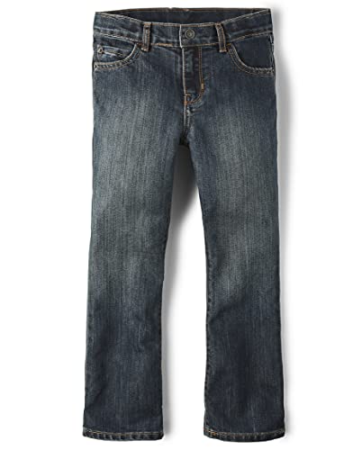 The Children's Place Boys Basic Bootcut Jeans,Dustbowl Wash Single,18H