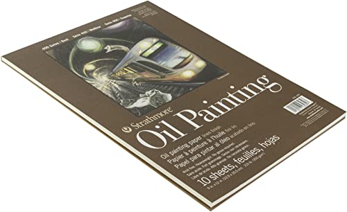 Strathmore 400 Series Oil Painting Pad 9"X12"-10 Sheets -62430309