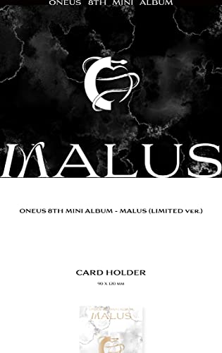 DREAMUS ONEUS MALUS 8th Mini Album Limited Platform Version Card holder+Gold autograph PVC photo card album+Photocard+Accordion booklet+Polaroid photo+Tracking, WHITE