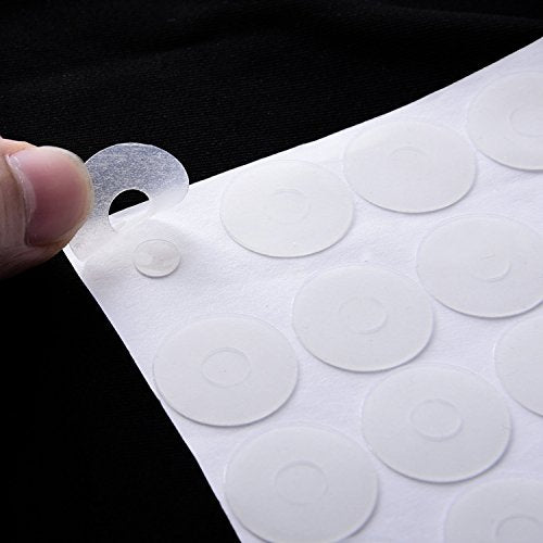 BBTO Adhesive Non-Slip Grips for Quilt Templates Non Slip Silicone Grips for Quilt Ruler Semi Transparent 96 Pieces in Total, 48 Large and 48 Small
