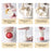 14 PCS Bath Bomb Mold Set Includes 2pcs Bath Bombs Press and 12pcs Different Pattern Stamps for Making DIY Bath Bombs Tools, Moon Cake Making for Mid-Autumn Festival, Bath Bombs Press (Style 2)