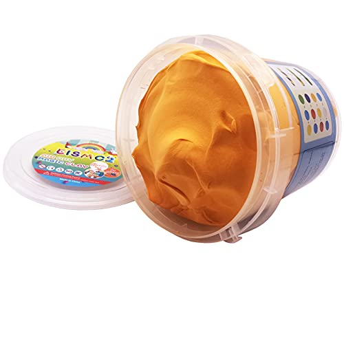 Air Dry Modeling Clay 10.5 oz Ultra Light Soft Magic Clay DIY Molding Dough Primary Colors for Kids Art Craft Kit Orange