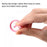 uxcell Round Spring O Rings, 25mm/ 0.98" Trigger Buckle Snap for Bags, Purses, Keyrings, Pink, 12Pcs