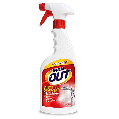 Iron Out Rust Stain Remover Spray Gel, 16 Fl. Oz. Bottle 2 Pack, n/a