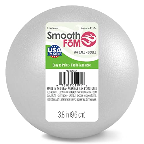 FloraCraft SmoothFōM Ball 3.8 Inch White