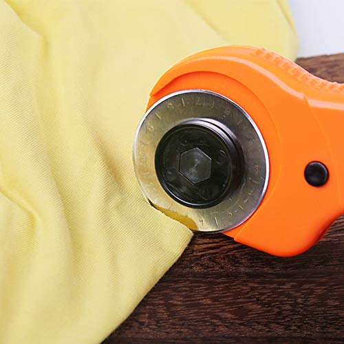 Rotary Cutter, Professional 45mm Rotary Fabric Cutter, Rotary Cutter for Fabric, Card Paper Sewing Quilting Roller Fabric Cutting Tailor Scissors Tool Dress Clothes Making DIY Tool