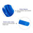 MECCANIXITY Rubber Cord Tube 10ft 2mm Dia 1mm Hole Sky Blue Hollow Tubing for DIY Craft Beading Necklaces Bracelet