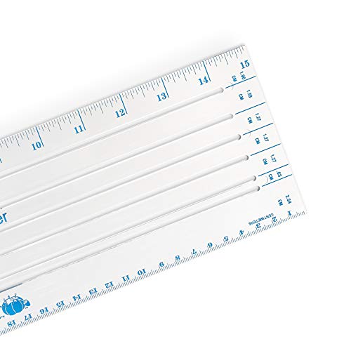 Dritz See-Thru Dressmakers Sewing Ruler, Clear