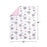 DaysU Minky Baby Blanket, Silky Soft Micro Fleece Baby Blanket with Dotted Backing, Printed Animal Bed Throws for Girls, Elephant, Pink, 30x40 Inches