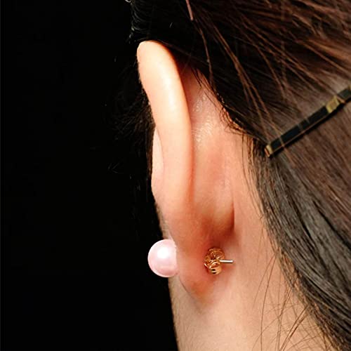 Orgrimmar 14K Gold Earring Backs Yellow Ear Locking for Stud Ear Rings (3 Pairs)