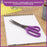 Crafter's Companion Straight Scissors for Paper and Card Crafting & Cutting Projects-9 Inch, Silver