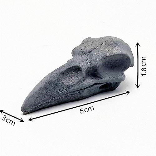 TINY SIZE 3D Raven Head Skull Silicone Resin Mold Crow Bird Cake Fondant Mold Cake Decorating Tool Soap Resin Pendant Polymer Clay Halloween Candy Chocolate Gumpaste Molds