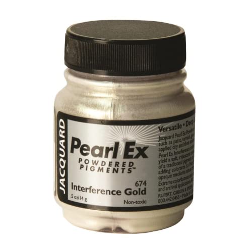 Pearl Ex Pigment .50 Oz Interference GoldPearl Ex Powdered Pigment Interference Gold (J674)
