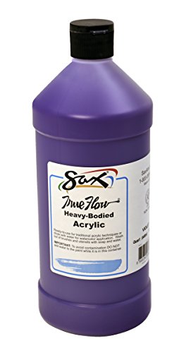 Sax True Flow Heavy Body Acrylic Paint, 1 Quart, Violet - 409794