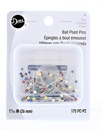 Dritz 39 Ball Point Pins, 1-1/16-Inch (175-Count)