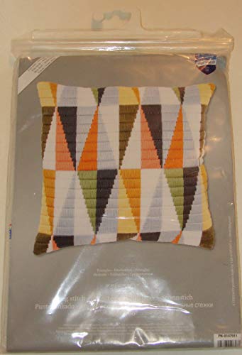 Vervaco 1-Piece Long Stitch Cushion Triangles