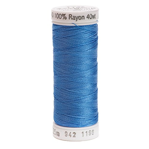 Sulky 942-1196 Rayon Thread for Sewing, 250-Yard, Blue