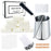 Candle Making Kit Supplies,Soy Wax DIY Candle Kit Including 21.5OZ Candle Wax for Candle Making,Candle Making Pouring Pot,Magic Paper,Candle Wicks and More-Full Candle Making Kit for Adults Beginners
